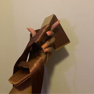 Fashion Nova “Catch Me On The Cover” Chunky Heeled Sandals